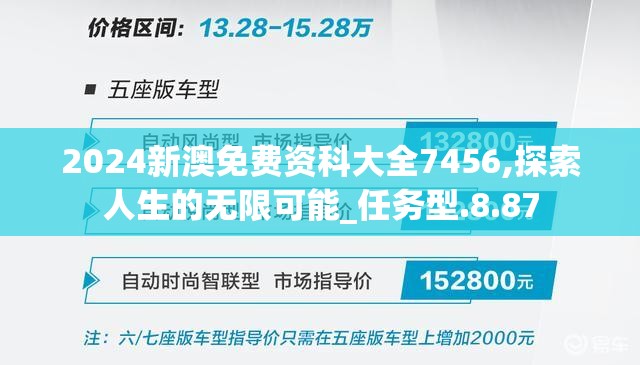 2024新澳免费资科大全7456,探索人生的无限可能_任务型.8.87