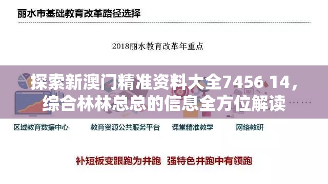 探索新澳门精准资料大全7456 14，综合林林总总的信息全方位解读