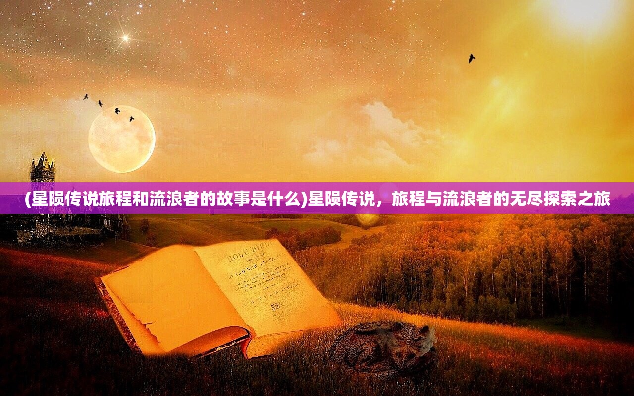 (星陨传说旅程和流浪者的故事是什么)星陨传说，旅程与流浪者的无尽探索之旅