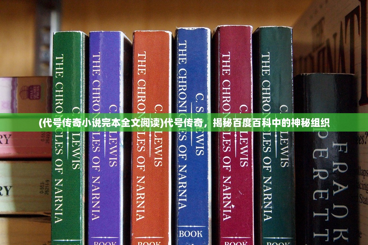 (代号传奇小说完本全文阅读)代号传奇，揭秘百度百科中的神秘组织